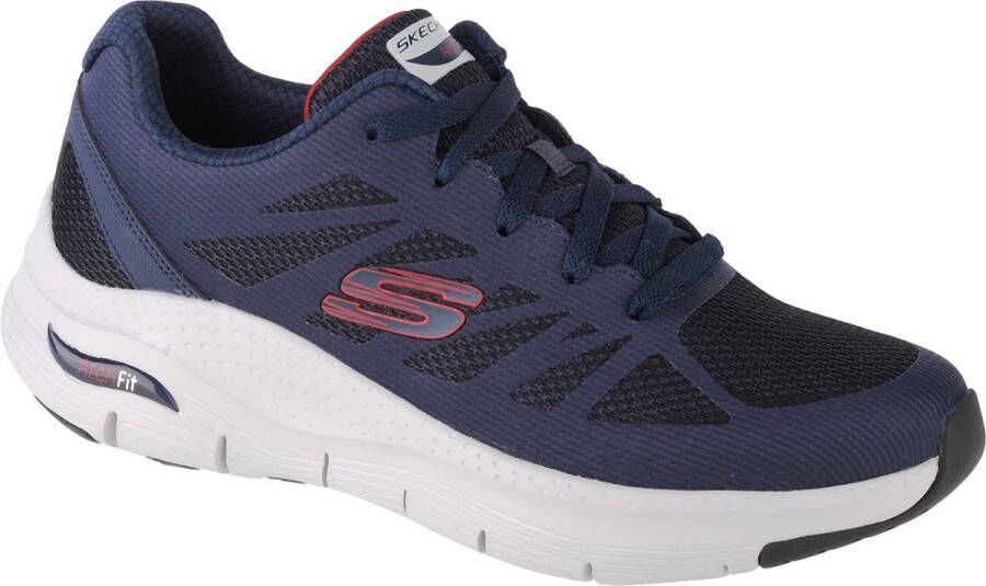 Skechers Arch Fit-Charge Back 232042-NVRD Mannen Marineblauw Trainingschoenen