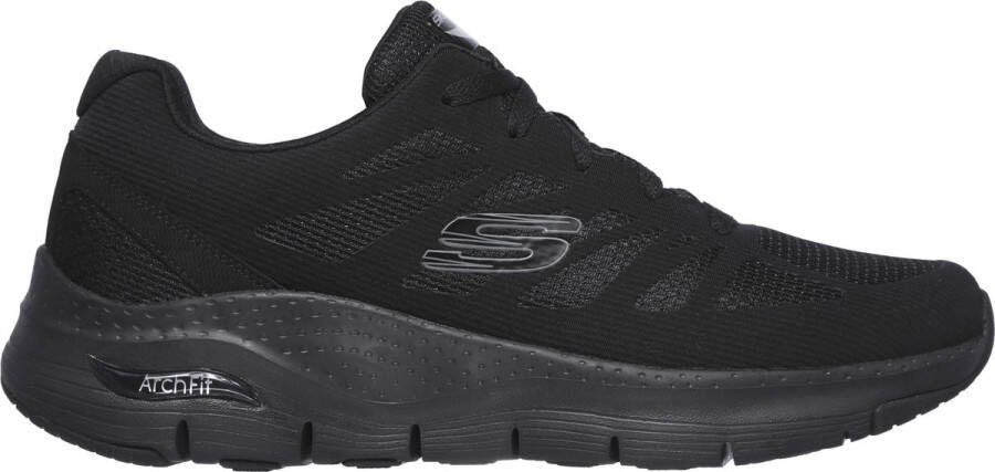 Skechers Arch Fit-Charge Back 232042-BBK Mannen Zwart Trainingschoenen