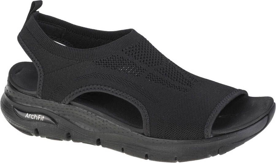 Skechers Arch Fit–City Catch 119236-BBK Vrouwen Zwart Sandalen