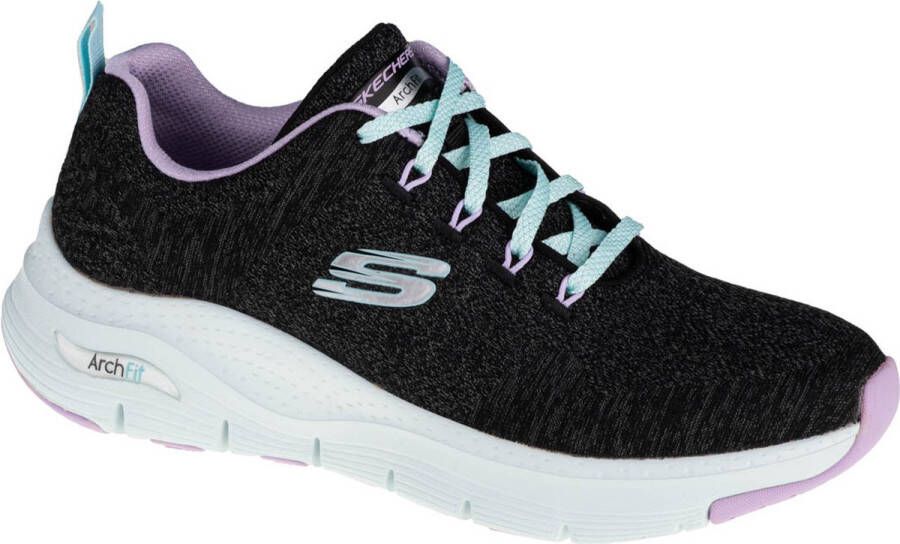 Skechers Sneakers ARCH FIT COMFY WAVE met gepolsterde binnenzool vrijetijdsschoen lage schoen veterschoen