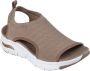 Skechers Arch Fit Darling Days VEGAN Sandaal Sandalen Dames Bruin - Thumbnail 6