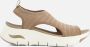 Skechers Arch Fit Darling Days VEGAN Sandaal Sandalen Dames Bruin - Thumbnail 2