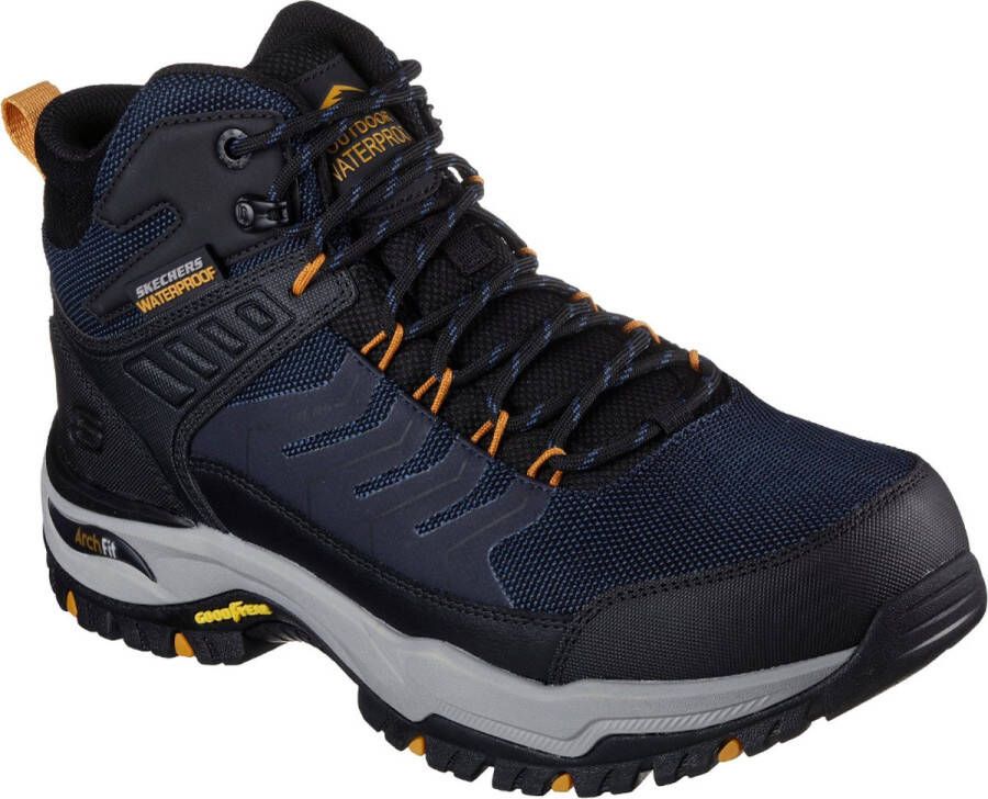 Skechers Wandelschoenen Arch Fit Dawson-Raveno 204634 NVBK Zwart Blauw