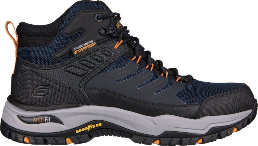 Skechers Wandelschoenen Arch Fit Dawson-Raveno 204634 NVBK Zwart Blauw