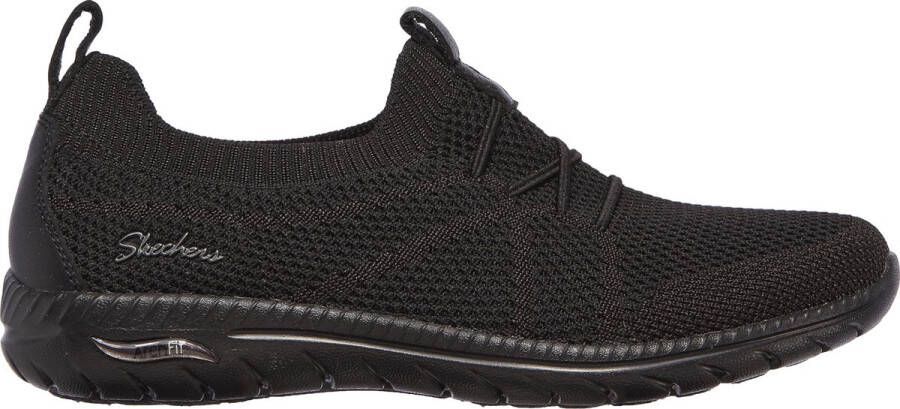 Skechers Arch Fit Flex Dames Sneakers Black Black