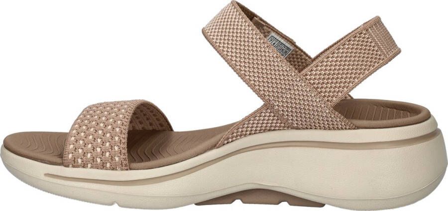 Skechers Arch Fit Go Walk dames sandaal Taupe