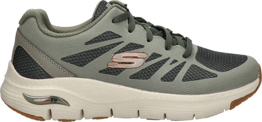 Skechers Archfit Charge Sneakers Groen Heren