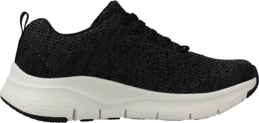 Skechers arch fit infinite adventure hardloopschoeenen zwart wit dames