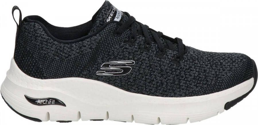 Skechers Arch Fit Infinite Adventure Dames Sneakers Zwart