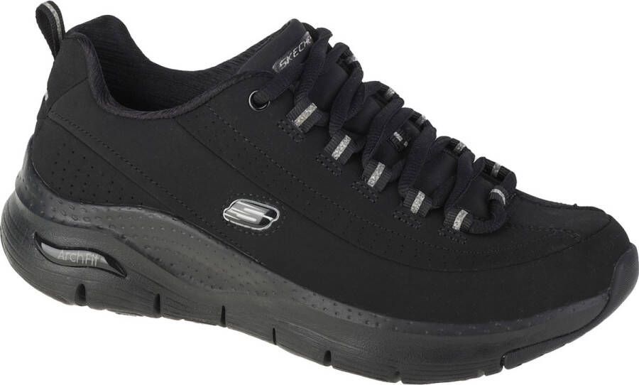 Skechers Arch Fit Metro Skyline 149147-BBK Vrouwen Zwart Sneakers