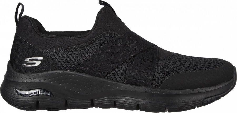 Skechers Elegante Arch Fit Sneakers voor Dames Zwart Dames