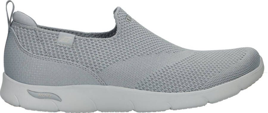 Skechers Grijze Arch Fit Refine Iris Vegan Instapper Gray Dames