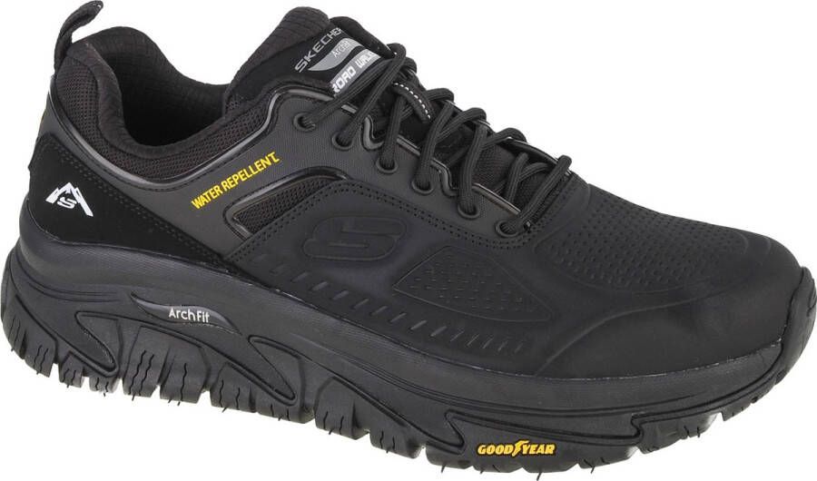 Skechers Arch Fit Road Walker 237333-BBK Mannen Zwart Sneaker