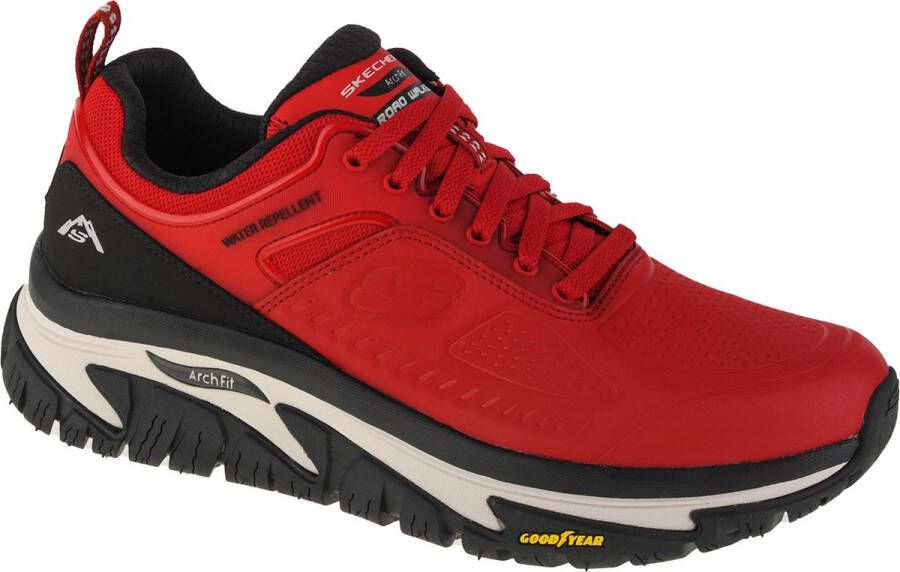 Skechers Arch Fit Road Walker Recon Sneakers Herenschoenen 237333 RDBK rot