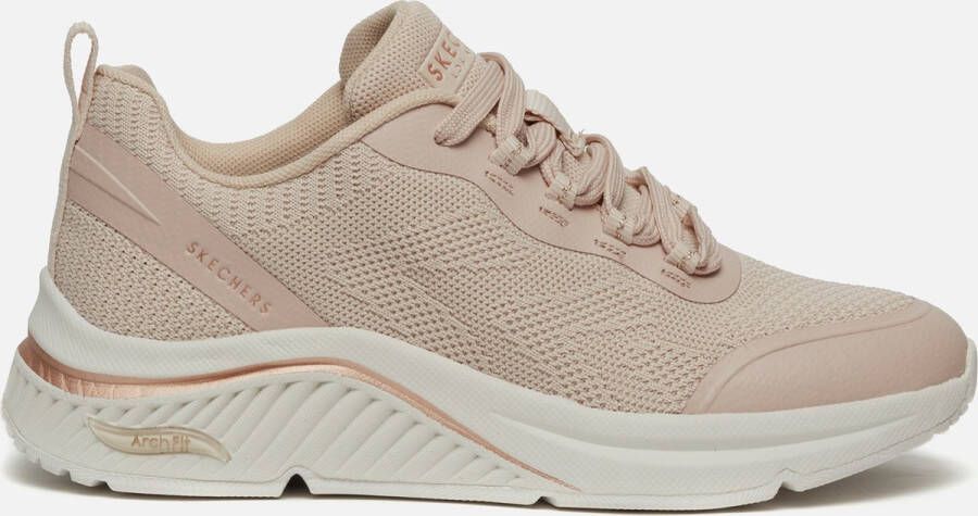 Skechers Stijlvolle Sneaker voor Modieuze Vrouwen Beige Dames