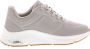 Skechers Fumette Stijlvolle Sneakers voor Modebewuste Vrouwen Beige Dames - Thumbnail 1