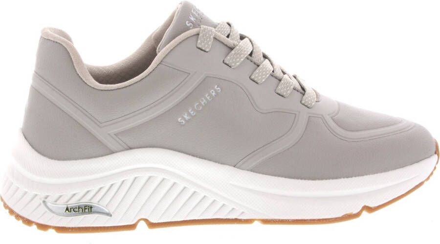 Skechers Fumette Stijlvolle Sneakers voor Modebewuste Vrouwen Beige Dames