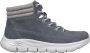 Skechers Arch Fit Smooth Comfy Chill Dames Sneakers Grijs - Thumbnail 1