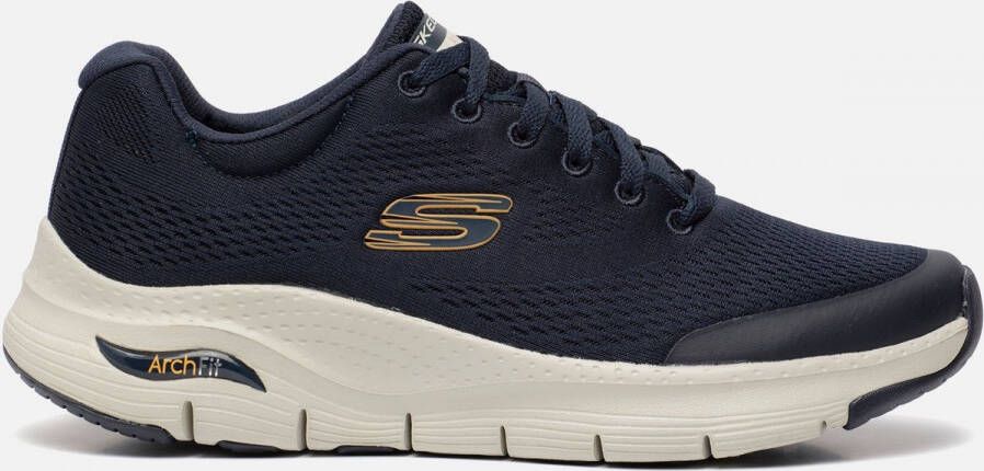 Skechers Comfortabele Arch Fit Sneaker in Donkerblauw Blue Heren