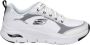 Skechers Arch Fit dames sneaker Wit zwart - Thumbnail 1