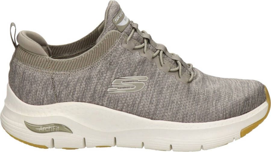 Skechers Arch Fit Waveport heren sneaker Taupe