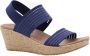 Skechers Beverlee Sheer Luck Dames Sandalen Donkerblauw - Thumbnail 1