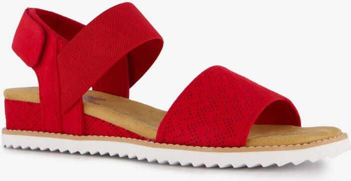 Skechers Bobs Desert Kiss sandalen rood