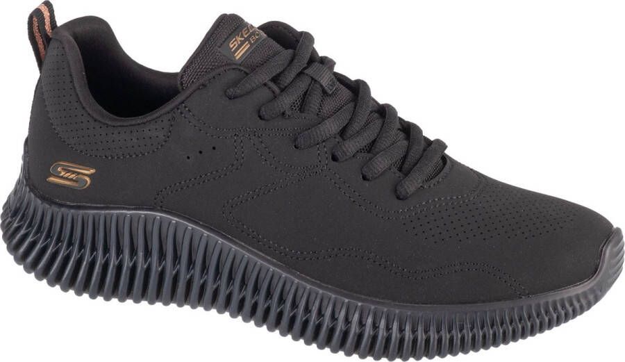 Skechers Bobs Geo How Marvelo BBK Vrouwen Zwart Sneakers Sportschoenen