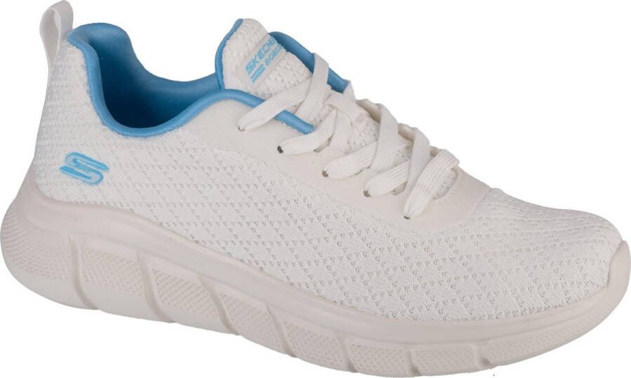 Skechers Bobs Sport B Flex Quick Pivot 117328-OFWT Vrouwen Wit Sneakers Sportschoenen