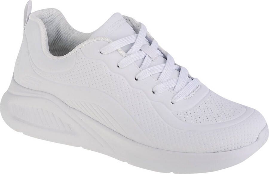 Skechers Bobs Sport Buno How Sweet 117151-WHT Vrouwen Wit Sneakers