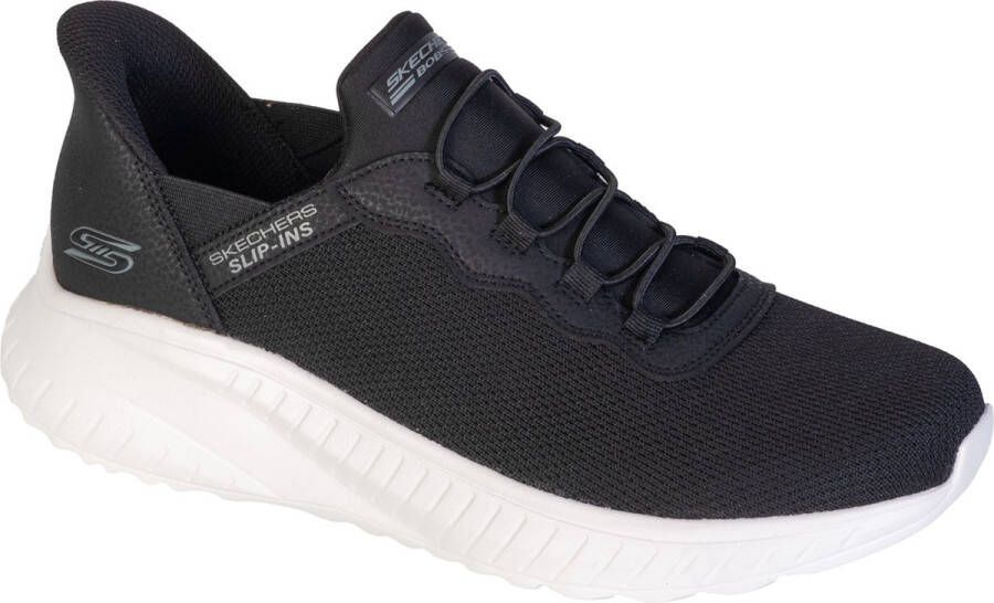 Skechers BOBS Sport Squad Chaos Daily Hype Heren Sneaker Vegan 118300 BLK zwart