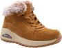 Skechers On The Go Joy Plush Dreams 144042 DKTP Vrouwen Grijs Laarzen Sneeuw laarzen - Thumbnail 1