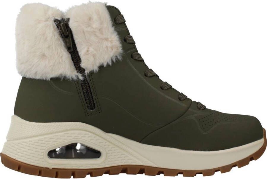 Skechers Uno Rugged Fall Air Dames Laarzen Olijfgroen