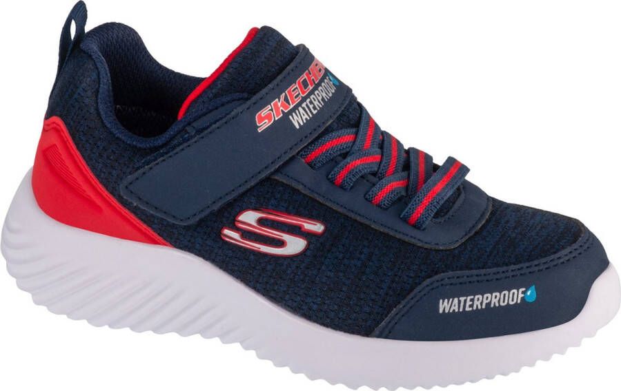 Skechers Bounder-Dripper Drop 403739L-NVRD voor een jongen Marineblauw Sneakers Sportschoenen