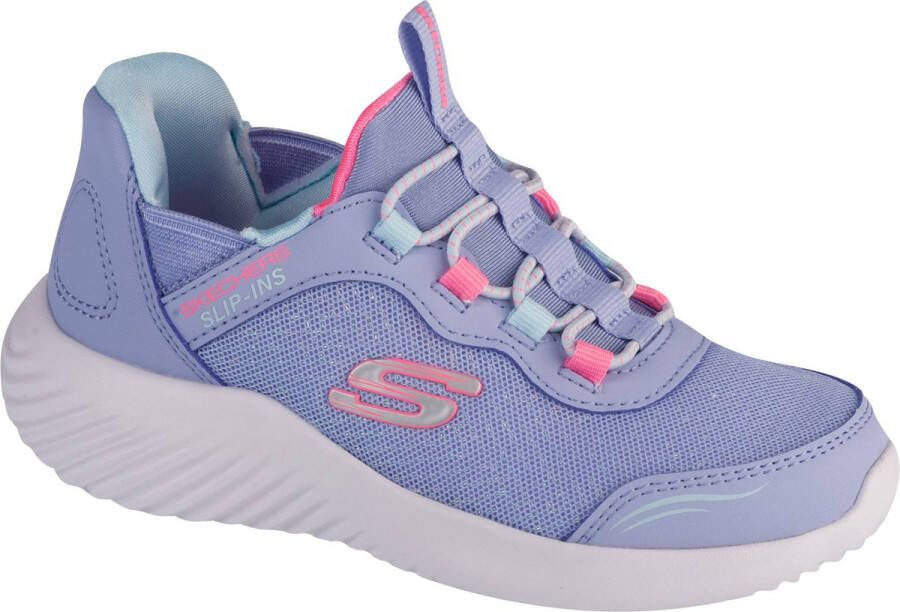 Skechers Slip-Ins: Bounder Simple Cut 303585L-LAV voor Purper Sneakers Sportschoenen