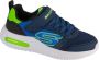 Skechers Bounder-Tech Ultravoid 403723L-NVLM voor een jongen Marineblauw Sneakers Sportschoenen - Thumbnail 1