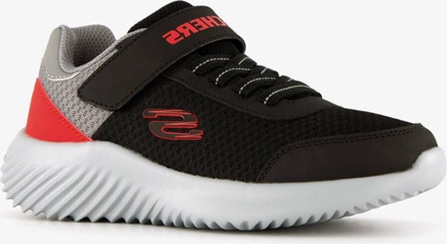 Skechers Bounder Trekzic jongens sneakers zwart Uitneembare zool