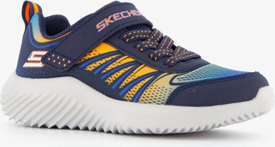 Skechers Bounder Zatic jongens sneakers Blauw