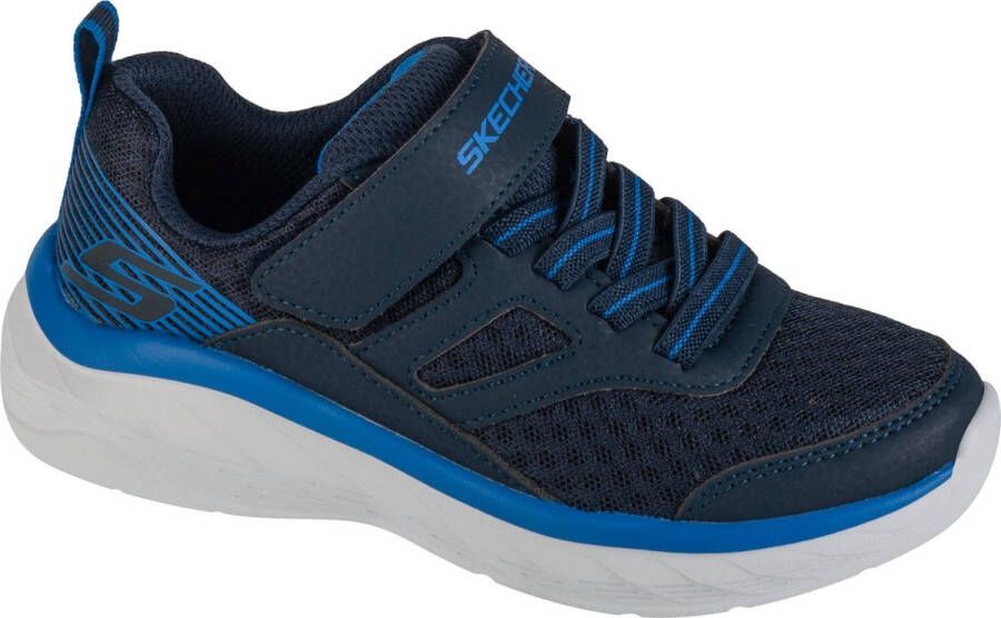 Skechers Boundless 403718L-NVBL voor een jongen Marineblauw Sneakers Sportschoenen