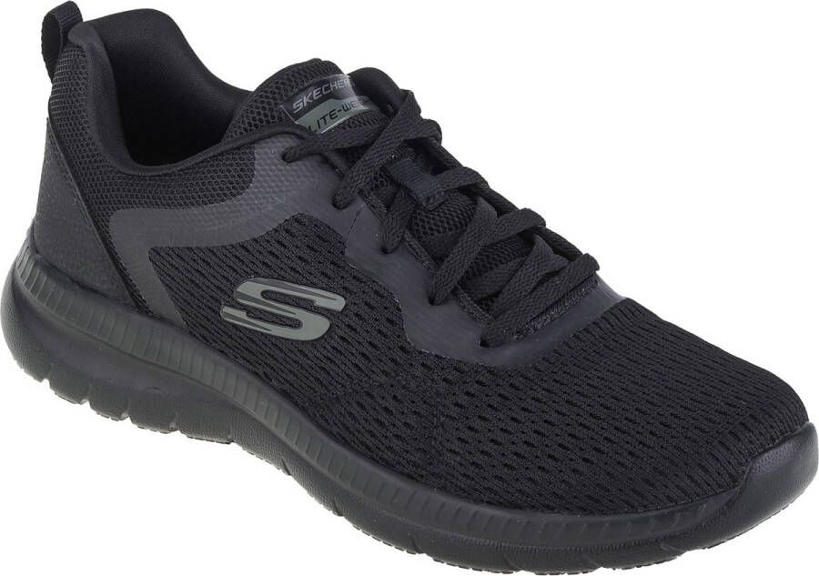 Skechers Bountiful Quick Path 12607-BBK Vrouwen Zwart Sneakers Sportschoenen