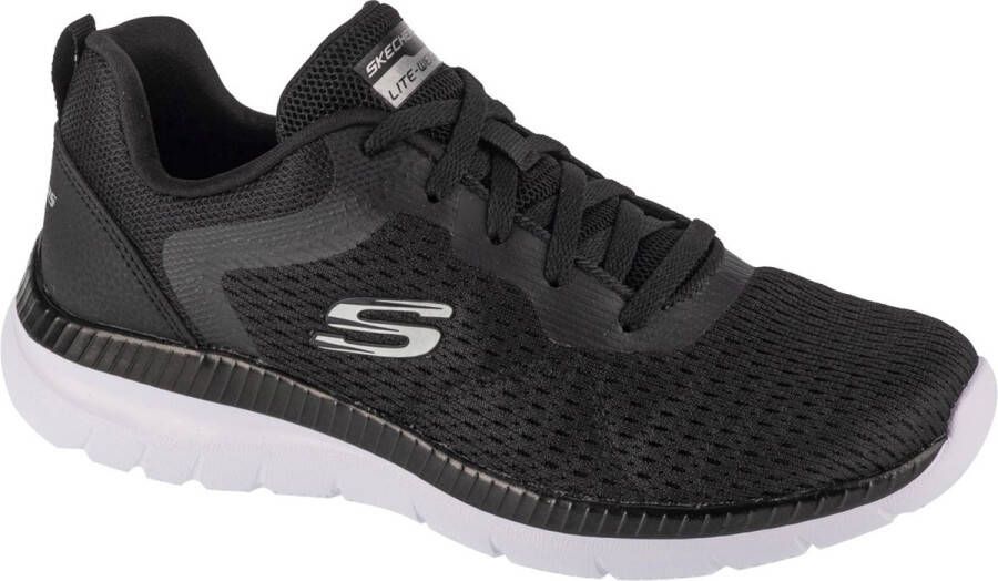 Skechers Bountiful Quick Path 12607-BKW Vrouwen Zwart Sneakers Sportschoenen