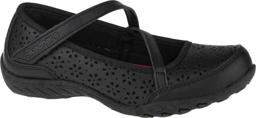 Skechers Breathe Easy Playground Popp 82277L BBK voor meisje Zwart Sportschoenen