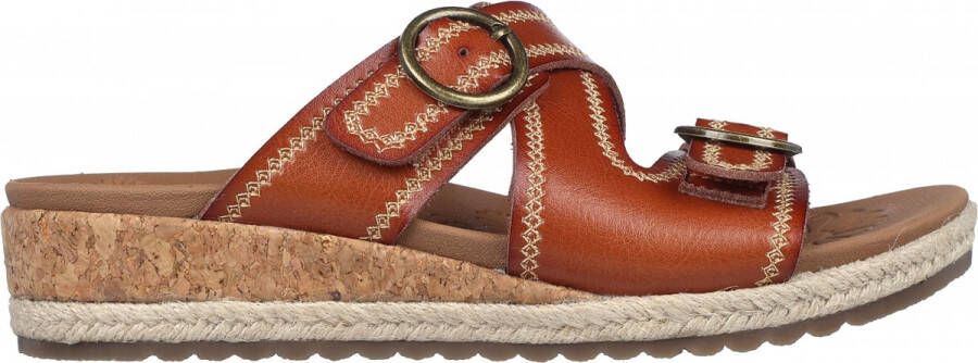 Skechers Breezie dames slipper Cognac