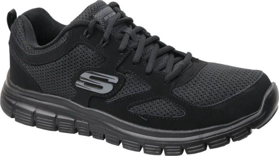 Skechers Burns 52635-BBK Mannen Zwart sneakers - Foto 1