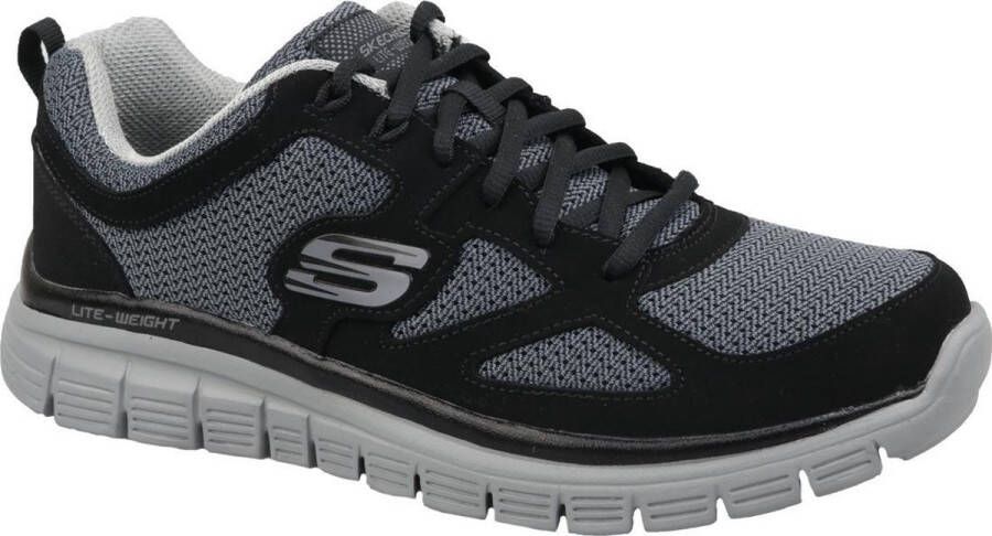 Skechers Burns-Agoura heren sneakers grijs Extra comfort Memory Foam