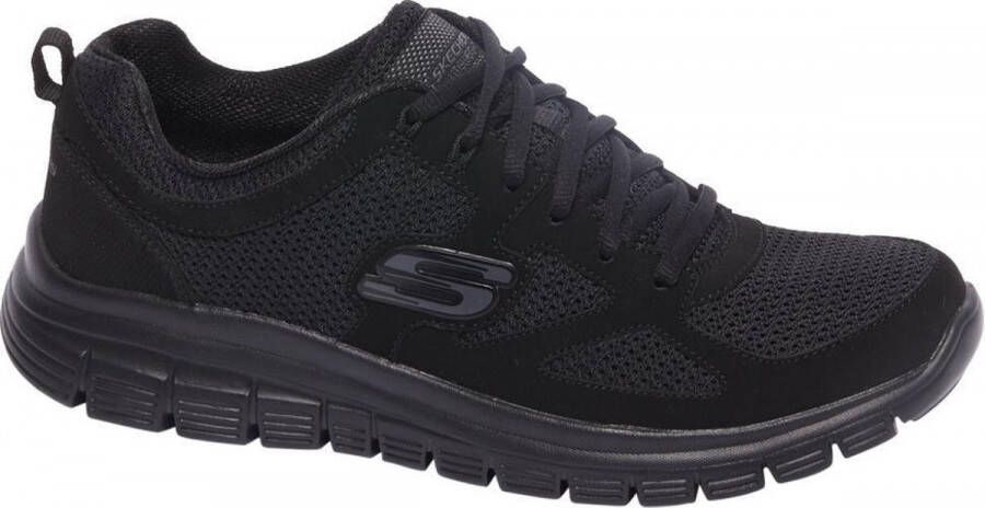 Skechers Sneakers BURNS-AGOURA in monochrome look vrijetijdsschoen halfschoen veterschoen