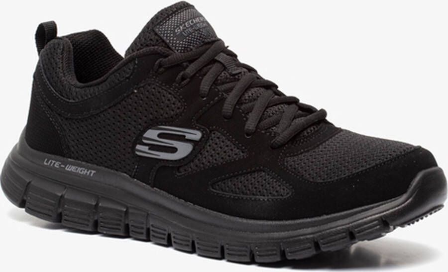 Skechers Sneakers BURNS-AGOURA in monochrome look vrijetijdsschoen halfschoen veterschoen