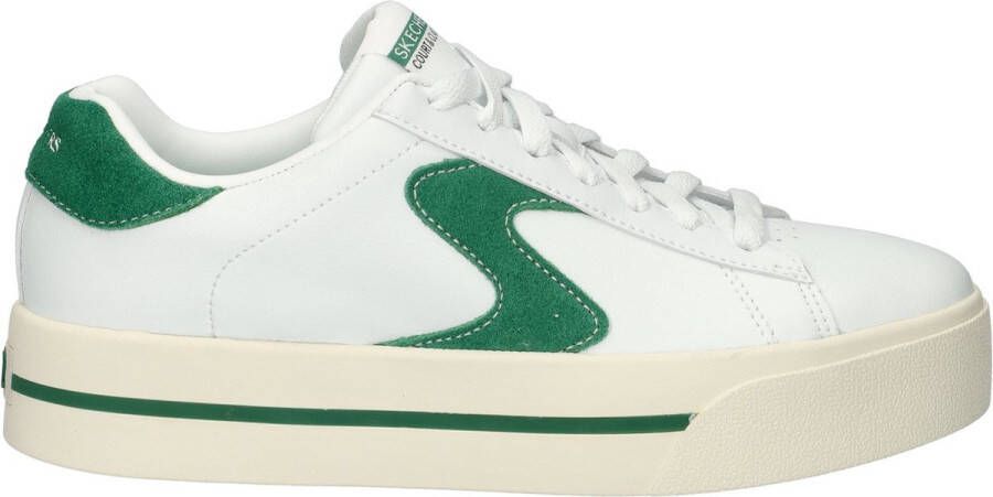 Skechers Camdenn dames sneaker Wit Groen - Foto 1