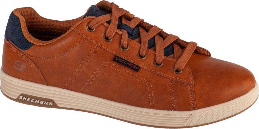 Skechers Cavell Hensley 210946-LUG Mannen Bruin Sneakers Sportschoenen