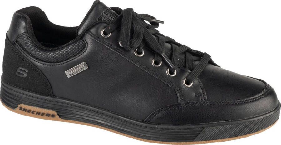 Skechers Cavell Sparkman 210944-BLK Mannen Zwart Sneakers Sportschoenen